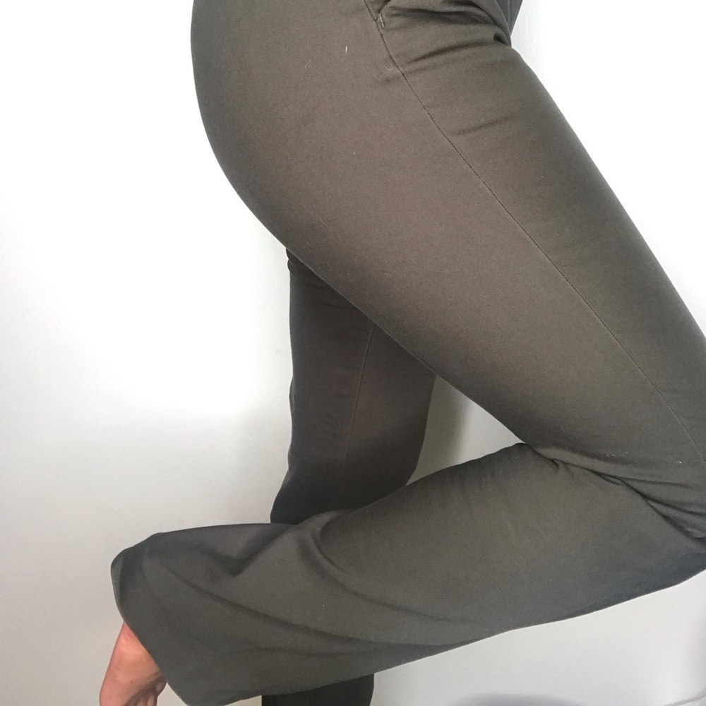 OLIVE SLACKS - Picture 3 of 4